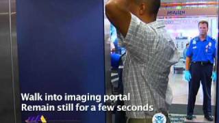 Advanced Imaging Technology AIT at McAllen International Airport [upl. by Jerrylee]