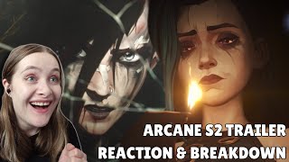 THIS LOOKS INCREDIBLE  Arcane Season 2  Official Trailer REACTION amp BREAKDOWN [upl. by Imray]