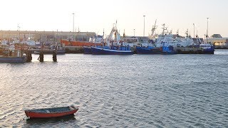 The harbour of Lüderitz Namibia [upl. by Aicenet822]