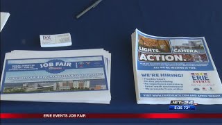 Erie Events holds first Job Fair [upl. by Aiuqal]