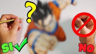 EL RETO DE LA MANO IZQUIERDA  LEFT HAND CHALLENGE  ArteMaster  Gohan Místico  Dragon Ball [upl. by Sille]