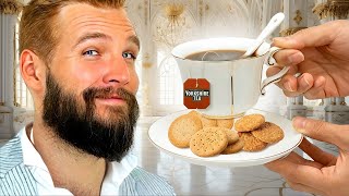 Americans Try BRITISH Tea amp Biscuits [upl. by Dich]