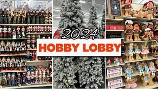 HOBBY LOBBY🚨🌲CHRISTMAS SHOP WITH ME FOR 2024🌲 new hobbylobby christmas [upl. by Annaesor]