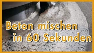 Beton mischen in 60 Sekunden [upl. by Odraner]