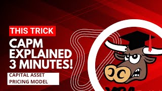 🔴 3 Minutes CAPM Finance and the Capital Asset Pricing Model Explained Quick Overview [upl. by Adiesirb273]