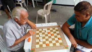 Jogo de Damas  Décio vs Orlando  Vitória  ES  11032018  Checkers  Draughts [upl. by Rillings594]