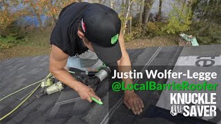 Knuckle Saver Review w Justin WolferLegge Local Barrie Roofer [upl. by Anawek]