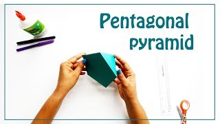 How to Make a Pentagonal Pyramid [upl. by Nnaerb]