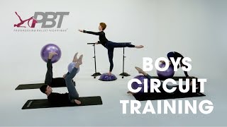 PBT Circuit Training for male dancers  Core and Adage [upl. by Cynthy]