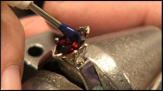 How to 6 Prong Marquis Stone Setting [upl. by Leile256]