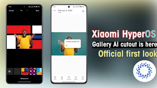HyperOS Gallery AI Photo cutout feature is on another level 🔥 [upl. by Heringer]