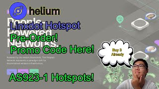 Linxdot Promo Code  Helium Hotspot  Mining HNT  AS9231 Singapore Model [upl. by Saba]