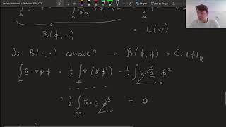 18  Analysis  Coercivity of advectiondiffusion [upl. by Ybot]