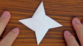 Como fazer uma Estrela Ninja Shuriken de Origami [upl. by Arag]