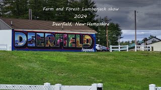 2024  Farm and Forest Lumberjack show  Deerfield NH  Mens events [upl. by Coffey464]