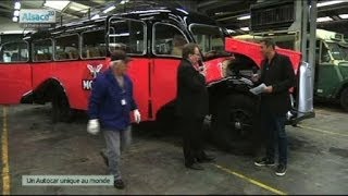 Un autocar unique au monde en Alsace [upl. by Yonita]