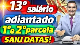 13° SALÁRIO INSS MUDOU as DATAS dos PAGAMENTOS 1ª Parcela e 2ª Parcela ANTECIPAÇÃO do 13º SALÁRIO [upl. by Jeniffer821]