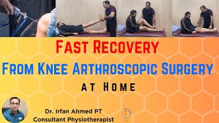 Knee Arthroscopic ACL SurgeryTop Exercises  06 Weeks UrduHindi [upl. by Mcdermott]