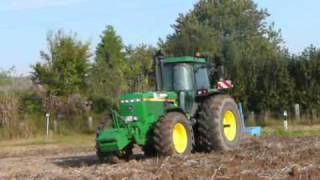 Tiefenmeißeln mit John Deere 4955 nach Kartoffeln 80cm [upl. by Ecnal]