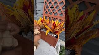 Fall Ferns  part 3 falldecor autumn fallporch porchmakeover [upl. by Sirraf]