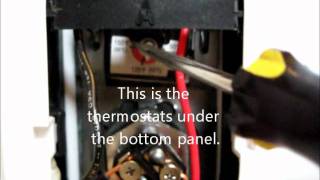 DIY how to adjust the temperature of the GE water heater [upl. by Lark]