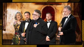 Guillermo del Toros Pinocchio Wins Best Animated Feature Film  95th Oscars 2023 [upl. by Sutherland]