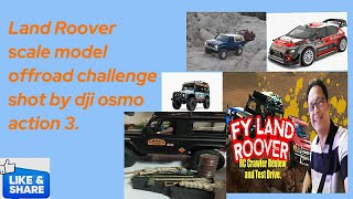 Land Roover offroad challengeRc crawler shots by DJI osmo action 3 [upl. by Akissej298]