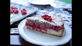 Come fare una crostata meringata al ribes  videoricetta  crostate di frutta [upl. by Reinhart]