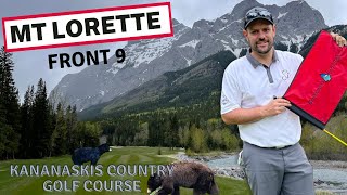 Travel Series Ep 3  Golf Course Vlog  Kananaskis Country Golf Course  Mount Lorette [upl. by Annaicul612]