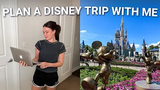 DISNEY WORLD TRIP PLANNING VLOG  dining reservations airport transportation party tickets amp more [upl. by Esirrehc130]