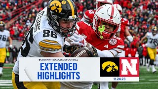 No 17 Iowa at Nebraska Extended Highlights I CBS Sports [upl. by Hairakcaz650]