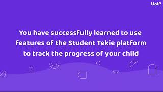 Track your childs progress on the Tekie student platform A Complete Guide for Parents English [upl. by Enicul]