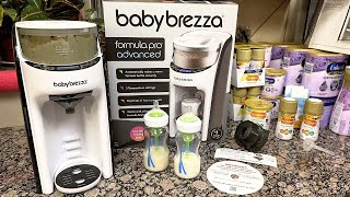 Unboxing  Easy Setup Baby Brezza New amp Improved Formula Pro Advanced Formula Dispenser Machine [upl. by Lorrac]