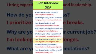 Nail Your Job Interview Questions Answers englishspeakingpractice englishstoryforlearningenglish [upl. by Dole]