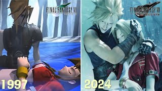 Aeriths Death Scene Original vs Remake  Final Fantasy 7 Rebirth 1997 vs 2024 [upl. by Venetia]