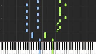 Bach  Musette in D Major BWV Anh126 Synthesia [upl. by Enymzaj]