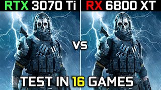 RTX 3070 Ti vs RX 6800 XT  Test in 16 Games  1440p amp 2160p  How Big Is The Difference  2023 [upl. by Ing]