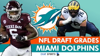 Dolphins Draft Grades All 7 Rounds From 2023 NFL Draft Ft Cam Smith Devon Achane Ryan Hayes [upl. by Alleon]