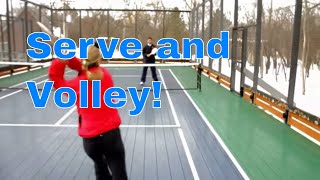 Platform Tennis  Episode 11  Basic Serve and First Volley [upl. by Maximilien]