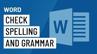 Word 2016 Check Spelling and Grammar [upl. by Piper]