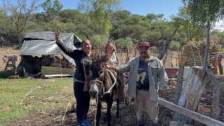 Cruzando cerros y arroyos en burro [upl. by Johansen366]