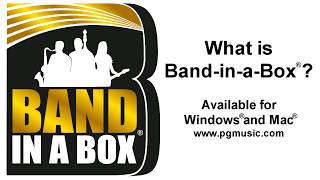 3 Tutorial Band in a Box  How to Create a Blues Backing Track [upl. by Nimra470]