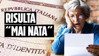 Vuole rinnovare la carta di identità ma risulta mai nata “Mai un problema in 70 anni” [upl. by Ettezoj]