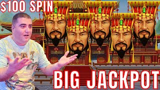 HUGE JACKPOT On High Limit Dollar Storm Slot Machine  100 Spins [upl. by Anyrak]