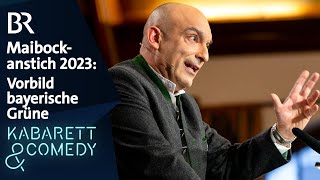 Django Asül Vorbild bayerische Grüne  Maibockanstich 2023  BR Kabarett amp Comedy [upl. by Skoorb]