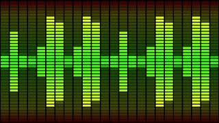 Vintage Equalizer Music Bars Audio Meter Loop Visualizer Background 4K Free [upl. by Anura]