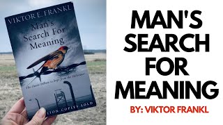 Mans Search for Meaning  Book by Viktor Frankl [upl. by Oirobil]