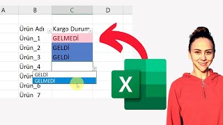 EXCEL AÇILIR LİSTE OLUŞTURMAK  SEÇMELİ HÜCRE OLUŞTURMAK  VERİLERİ LİSTEDEN SEÇME  Excel Dersleri [upl. by Malilliw]