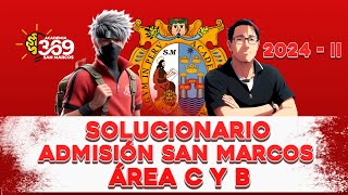 SOLUCIONARIO SAN MARCOS 2024  II AREA BC [upl. by Johnston]