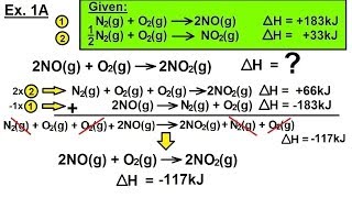 Chemistry  Thermochemistry 9 of 37 Enthalpy Hess Law Example 1A [upl. by Alica]